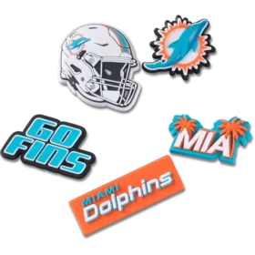 NFL Miami Dolphins 5-pack Jibbitz-schoenbedels