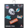 NFL Miami Dolphins 5-pack Jibbitz-schoenbedels NFL Miami Dolphins 5-pack Jibbitz-schoenbedels