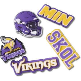 NFL Minnesota Vikings 5-pack Jibbitz-schoenbedels