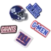 NFL New York Giants 5-pack Jibbitz-schoenbedels NFL New York Giants 5-pack Jibbitz-schoenbedels