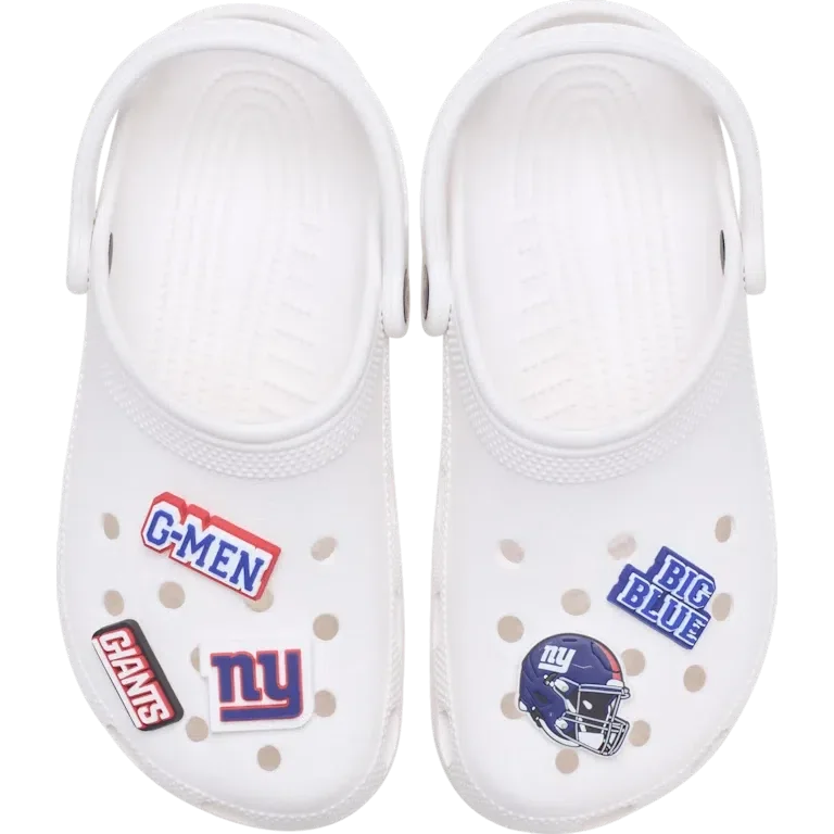 NFL New York Giants 5-pack Jibbitz-schoenbedels NFL New York Giants 5-pack Jibbitz-schoenbedels