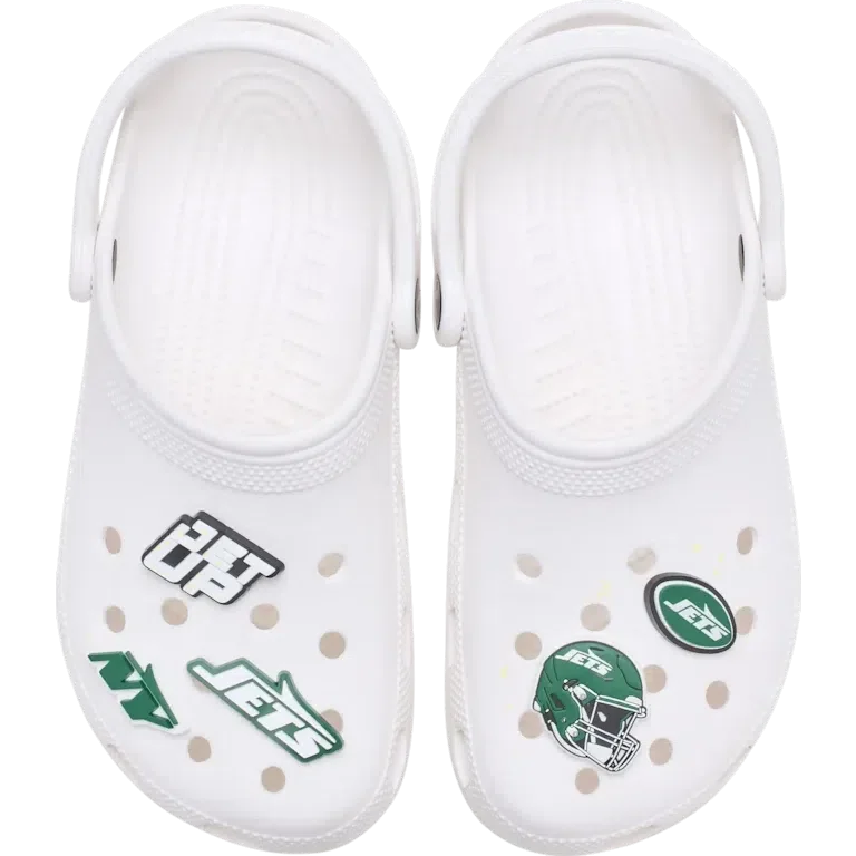 NFL New York Jets 5-pack Jibbitz-schoenbedels NFL New York Jets 5-pack Jibbitz-schoenbedels