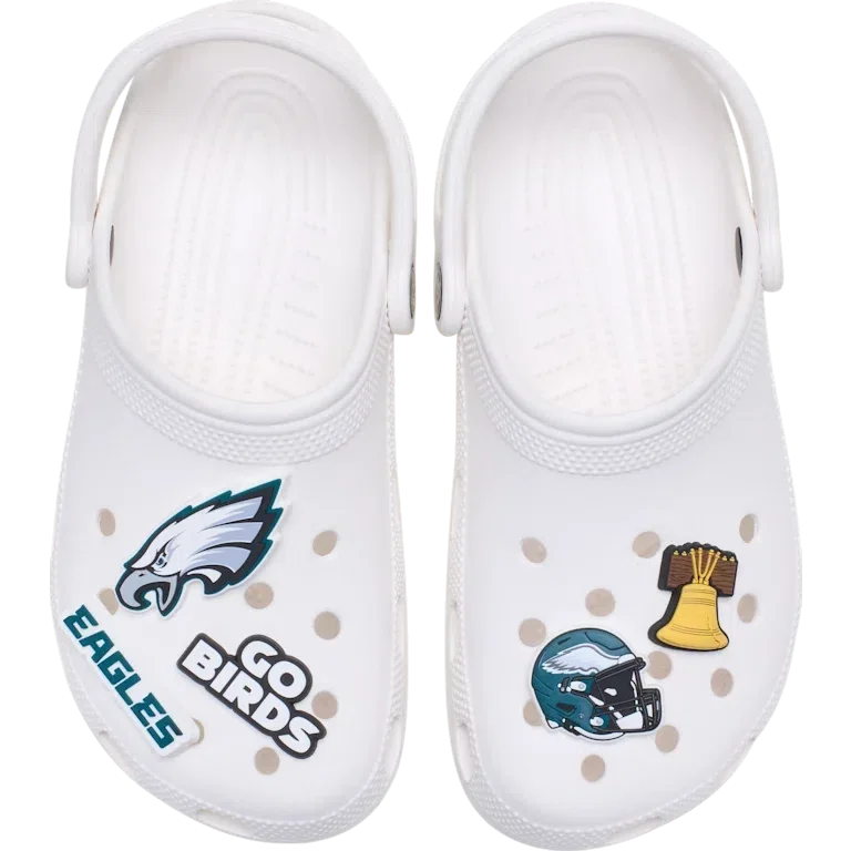 NFL Philadelphia Eagles 5-pack Jibbitz-schoenbedels NFL Philadelphia Eagles 5-pack Jibbitz-schoenbedels