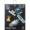 NFL Philadelphia Eagles 5-pack Jibbitz-schoenbedels NFL Philadelphia Eagles 5-pack Jibbitz-schoenbedels