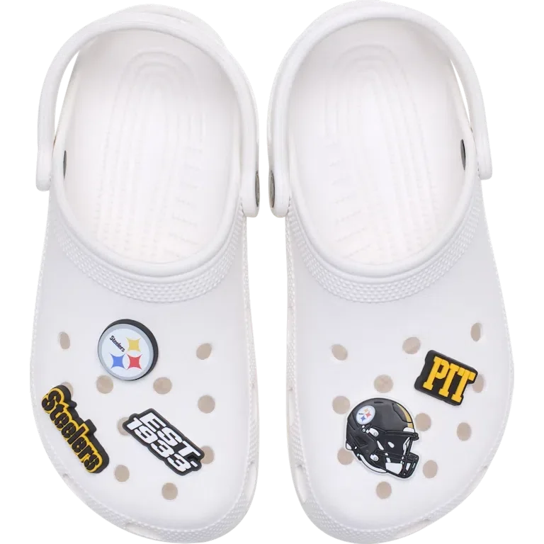 NFL Pittsburgh Steelers 5-pack Jibbitz-schoenbedels NFL Pittsburgh Steelers 5-pack Jibbitz-schoenbedels