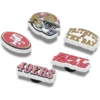 NFL San Francisco 49ers 5-pack Jibbitz-schoenbedels NFL San Francisco 49ers 5-pack Jibbitz-schoenbedels