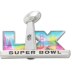 NFL Super Bowl LX Jibbitz-schoenbedel NFL Super Bowl LX Jibbitz-schoenbedel