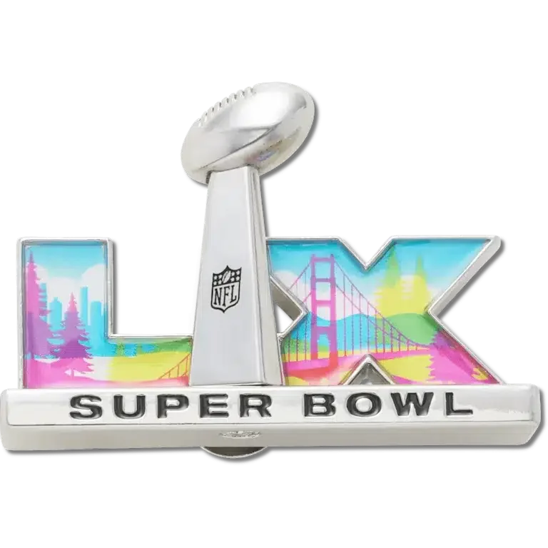 NFL Super Bowl LX Jibbitz-schoenbedel NFL Super Bowl LX Jibbitz-schoenbedel