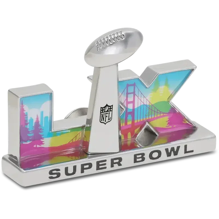 NFL Super Bowl LX Jibbitz-schoenbedel NFL Super Bowl LX Jibbitz-schoenbedel