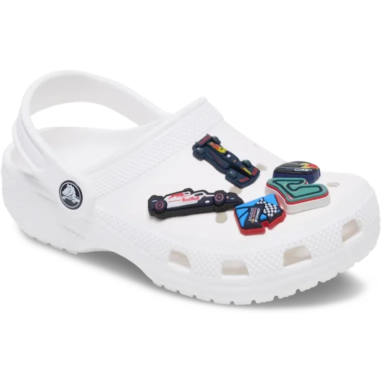 Oracle Red Bull Racing Crocs 5-pack Jibbitz™-schoenbedels Oracle Red Bull Racing Crocs 5-pack Jibbitz™-schoenbedels