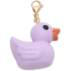 Paarse rubberen eend-bedel Jibbitz-schoenbedel Paarse rubberen eend-bedel Jibbitz-schoenbedel