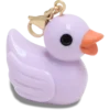 Paarse rubberen eend-bedel Jibbitz-schoenbedel Paarse rubberen eend-bedel Jibbitz-schoenbedel