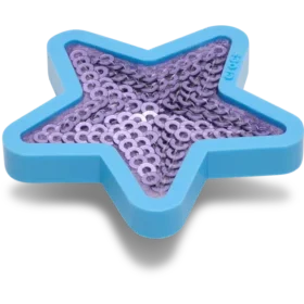Paarse Sequin Star Jibbitz™-bedels