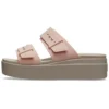 Pale Blush Brooklyn-Sandale “Brown Beige”