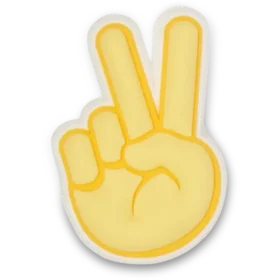 Peace-handgebaar Jibbitz-schoenbedel