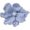 Periwinkle-bloem met parel Jibbitz bedels
