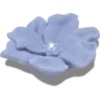Periwinkle-bloem met parel Jibbitz bedels