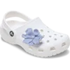 Periwinkle-bloem met parel Jibbitz bedels