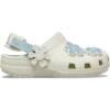 Peuter Classic Denim Flower verstelbare achterriem-klomp Peuter Classic Denim Flower verstelbare achterriem-klomp