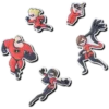 Pixar Incredibles 5-pack Jibbitz bedels