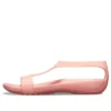 Platte roze sandalen