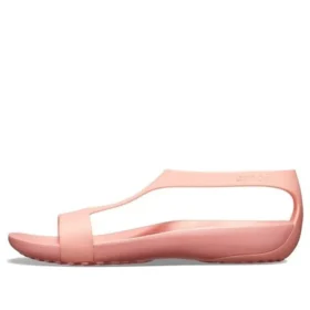 Platte roze sandalen