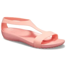 Platte roze sandalen