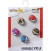 Poke Ball 5-pack Jibbitz bedels
