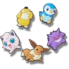 Pokémon Assortiment van 5 stuks Jibbitz bedels