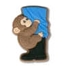 Punch the Monkey & Zookeeper Jibbitz-schoenbedel Punch the Monkey & Zookeeper Jibbitz-schoenbedel