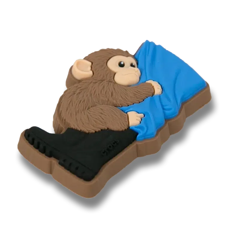 Punch the Monkey & Zookeeper Jibbitz-schoenbedel Punch the Monkey & Zookeeper Jibbitz-schoenbedel