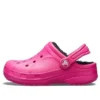 Ralen gevoerde Clogs “Candy Pink Black”