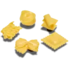 Realistische pasta 5-pack Jibbitz bedels