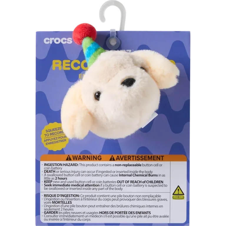 Record Your Own Sound Birthday Jibbitz™ bedels Record Your Own Sound Birthday Jibbitz™ bedels