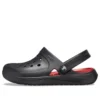Reviva strand sandalen Zwart Rood