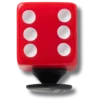 Rode Dice Jibbitz™ bedels