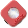 Rode vierkante PVC Smt Gem Jibbitz™-bedels