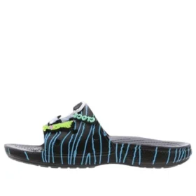 Ron English x Classic Bootlegger-slippers “Zwart Blauw”