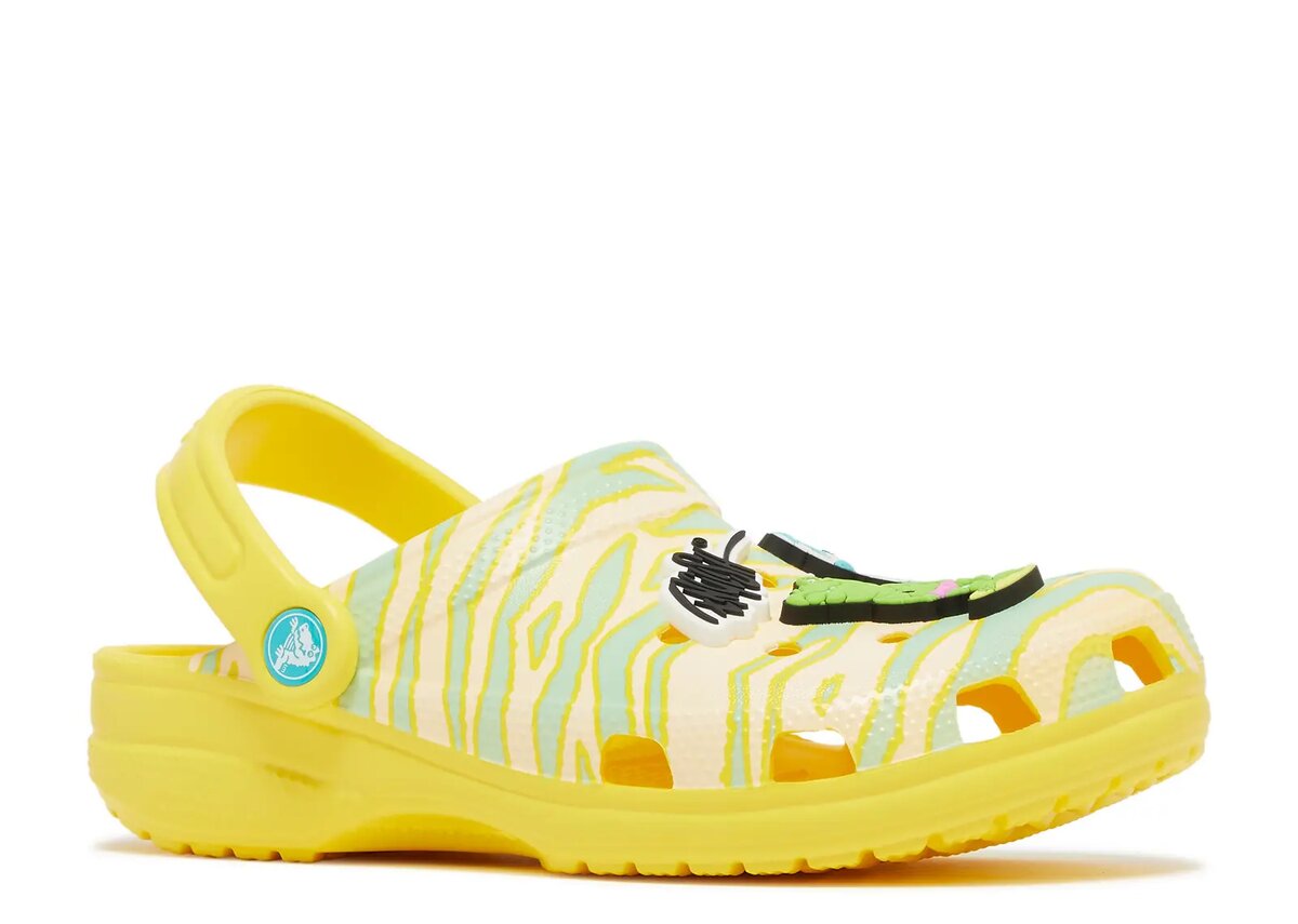 Ron English x Classic Clog Kids ‘Party Animals – Zebra Lemon’ Ron English x Classic Clog Kids ‘Party Animals – Zebra Lemon’