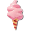 Roze Cotton Candy Jibbitz™-bedels