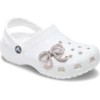 Roze glitter strik Jibbitz™ bedels