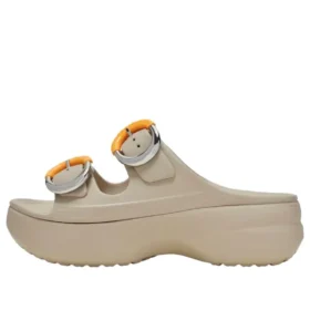Saturday Platform Dipped Buckle Sandal “Dulce”