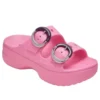Saturday Platform-sandal met gedompelde gesp “Pink Lemonade”