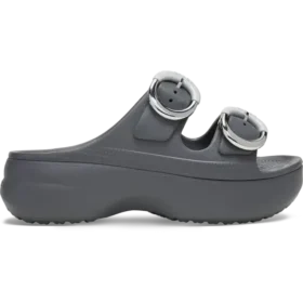 Saturday-platformen-sandalen met gedompelde gesp voor dames