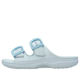 Saturday-sandal met geëmailleerde gesp “Vapor Ice”