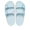 Saturday-sandal met geëmailleerde gesp “Vapor Ice”