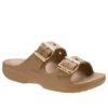Saturday-Sandale mit Metall-Gesp “Sepia”