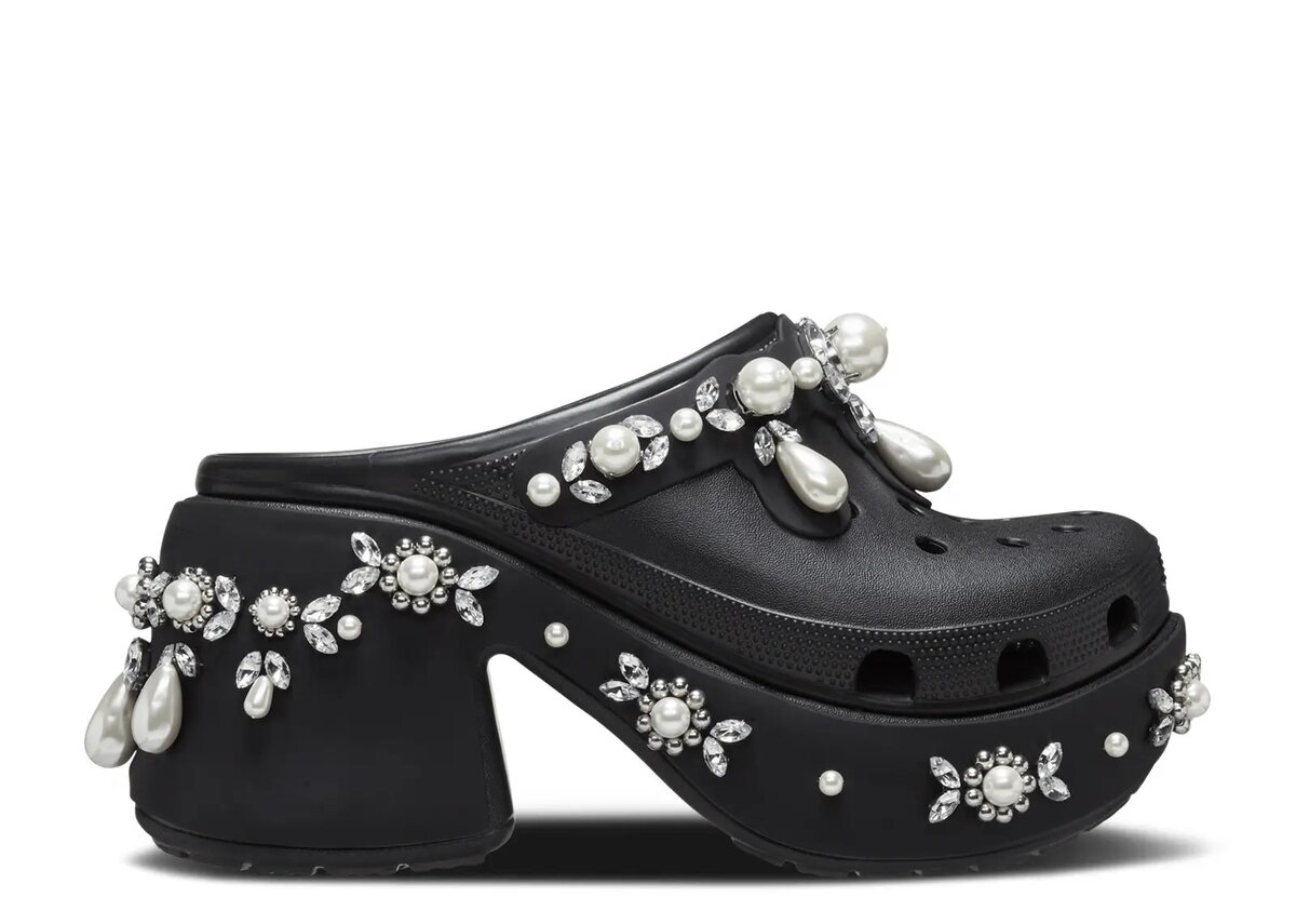 Simone Rocha x Siren Spiked Clog ‘Zwart’ Simone Rocha x Siren Spiked Clog ‘Zwart’