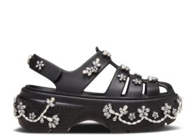 Simone Rocha x Stomp Fisherman-Sandale ‘Black’