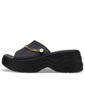 Skyline Shimmer-slippers “Black Gold”